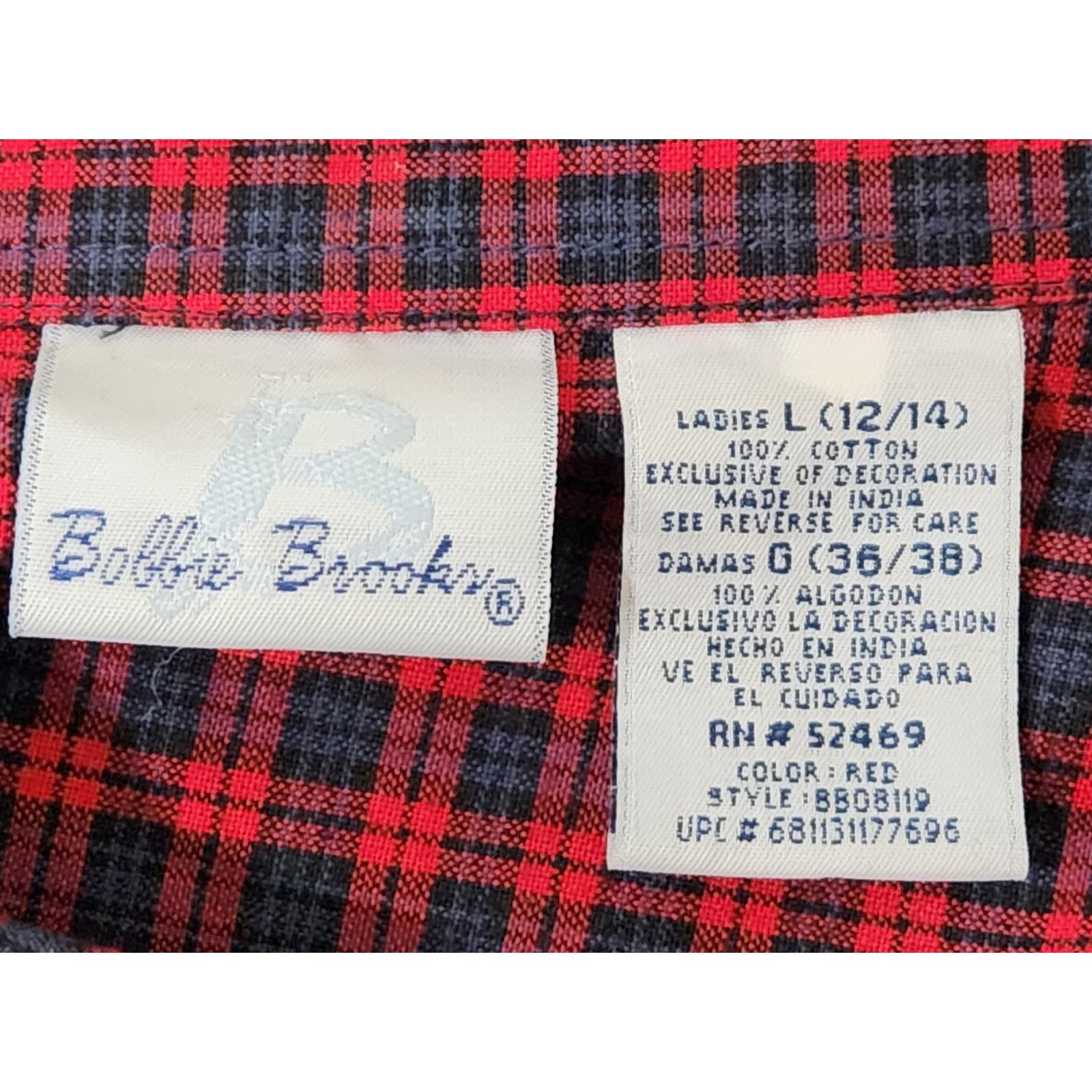 Other VTG Bobbie Brooks Embroidered Christmas Scene Button Top L Size L / US 10 / IT 46 - 6 Thumbnail