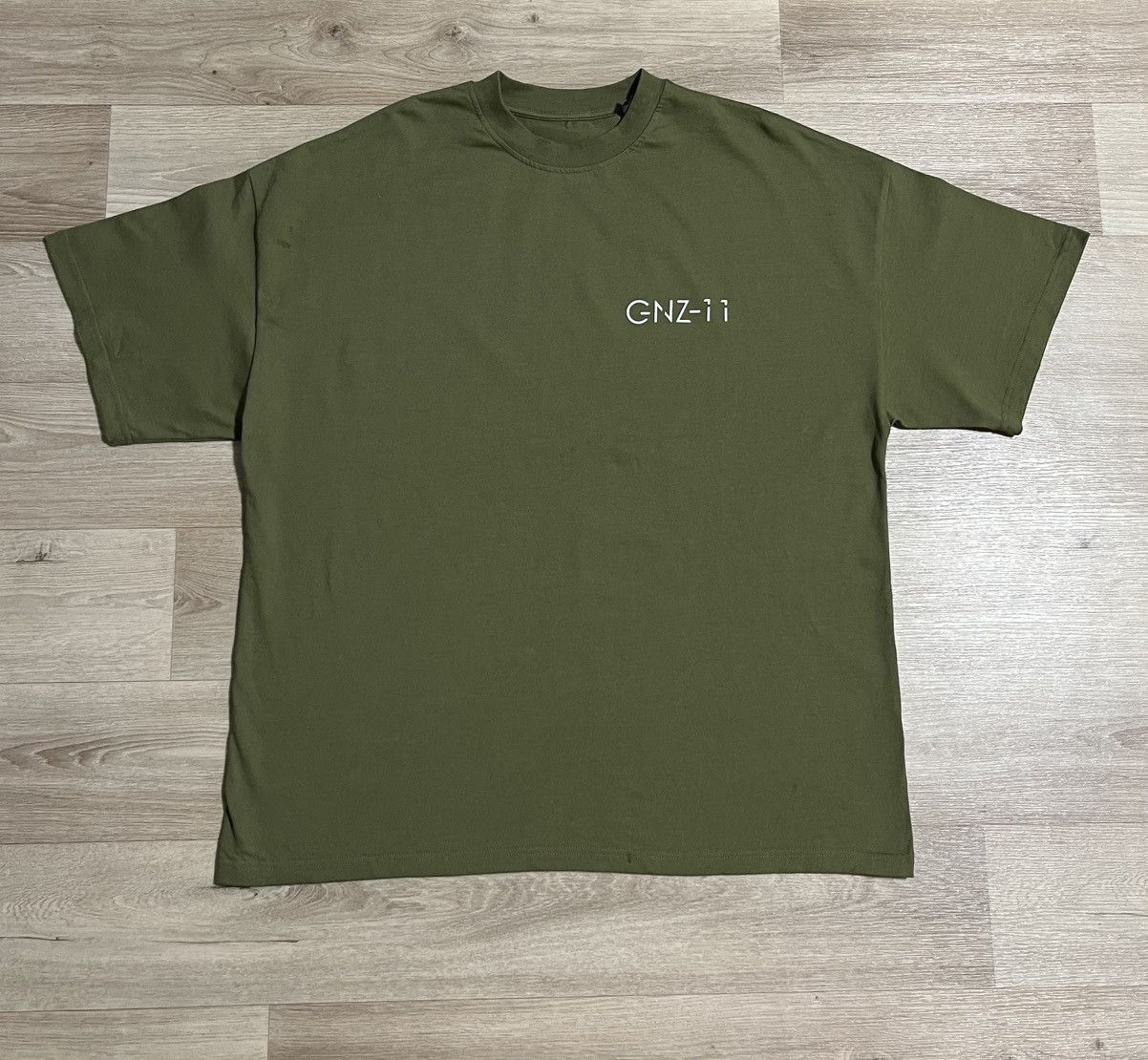 Other GNZ-11 Trail Blazer Khaki Color Oversized Big Logo T-Shirt Size US L / EU 52-54 / 3 - 3 Thumbnail