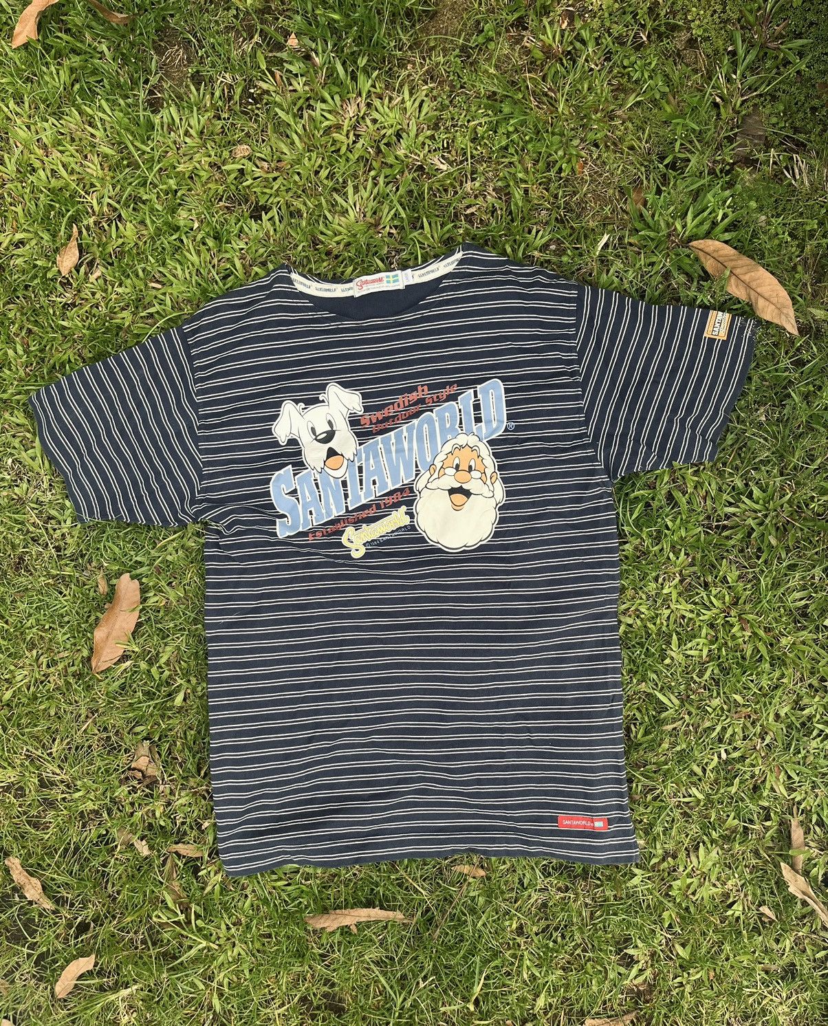 Japanese Brand Santaworld 1984 tee Vintage Size US L / EU 52-54 / 3 - 1 Thumbnail