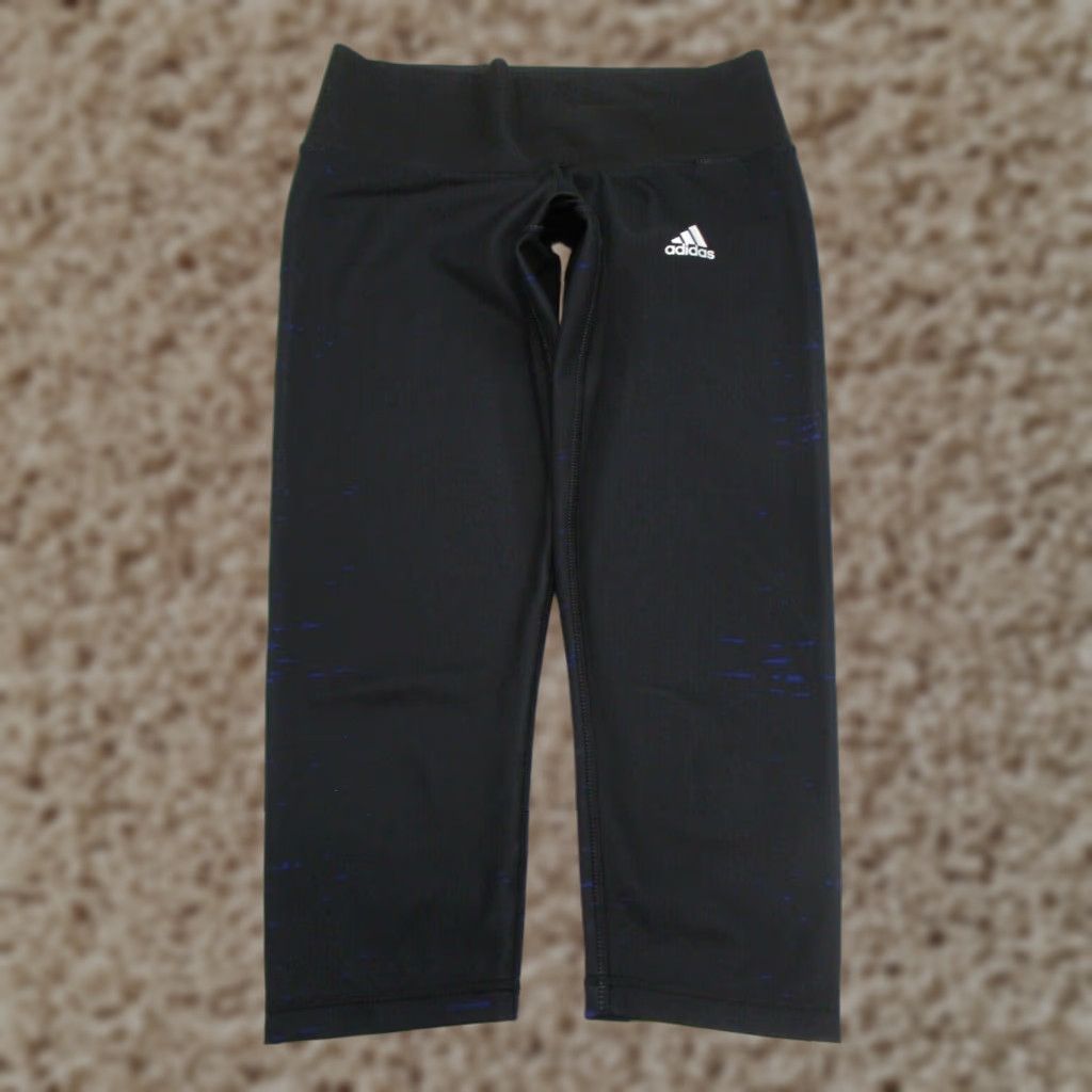 Adidas ADIDAS Capri Pants Women's Size S Athletic TECHFIT Compression Black Size 28" / US 6 / IT 42 - 1 Thumbnail