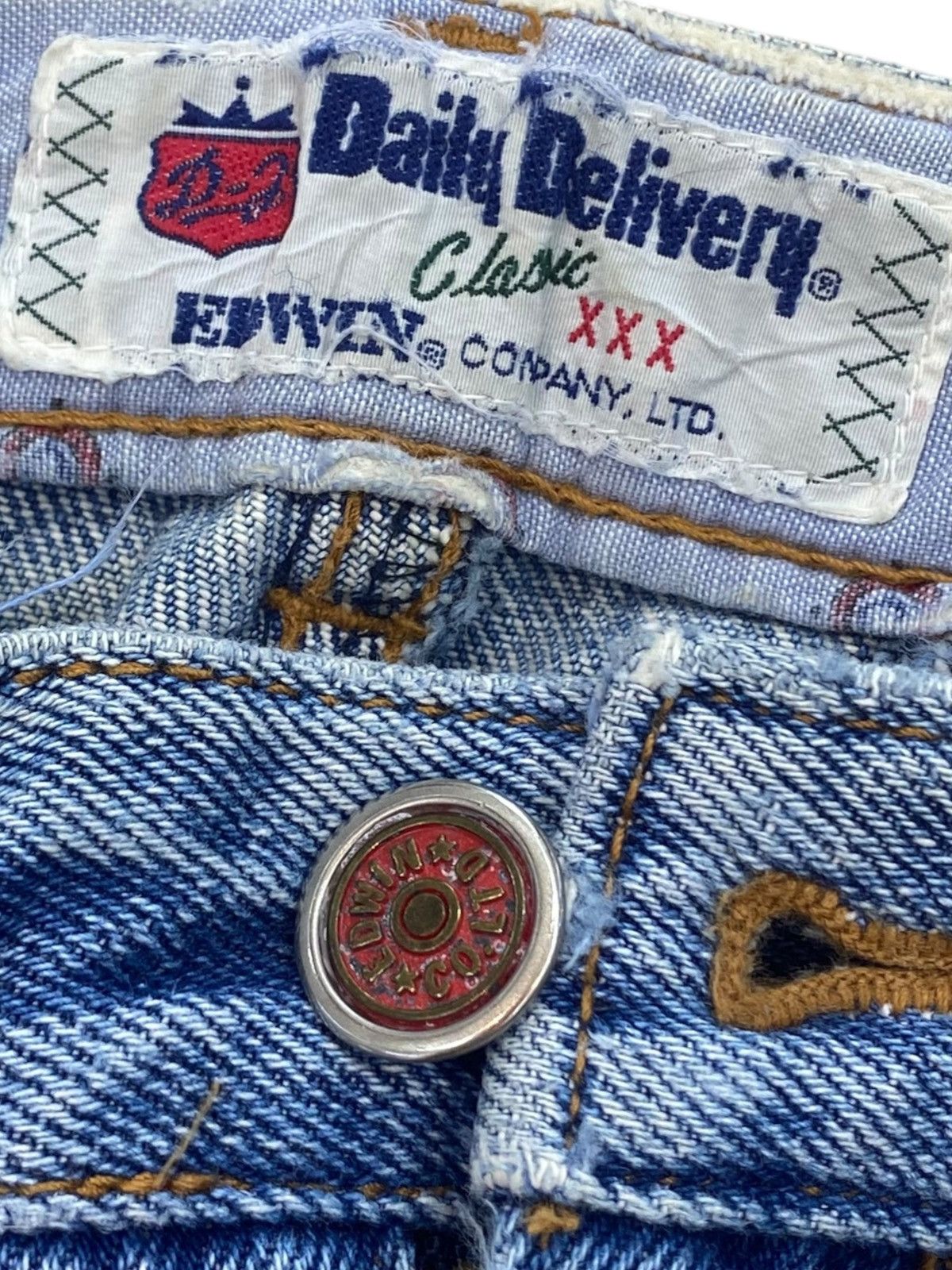 Edwin Edwin Blue Faded Wash Style Baggy Jeans Size US 32 / EU 48 - 9 Thumbnail