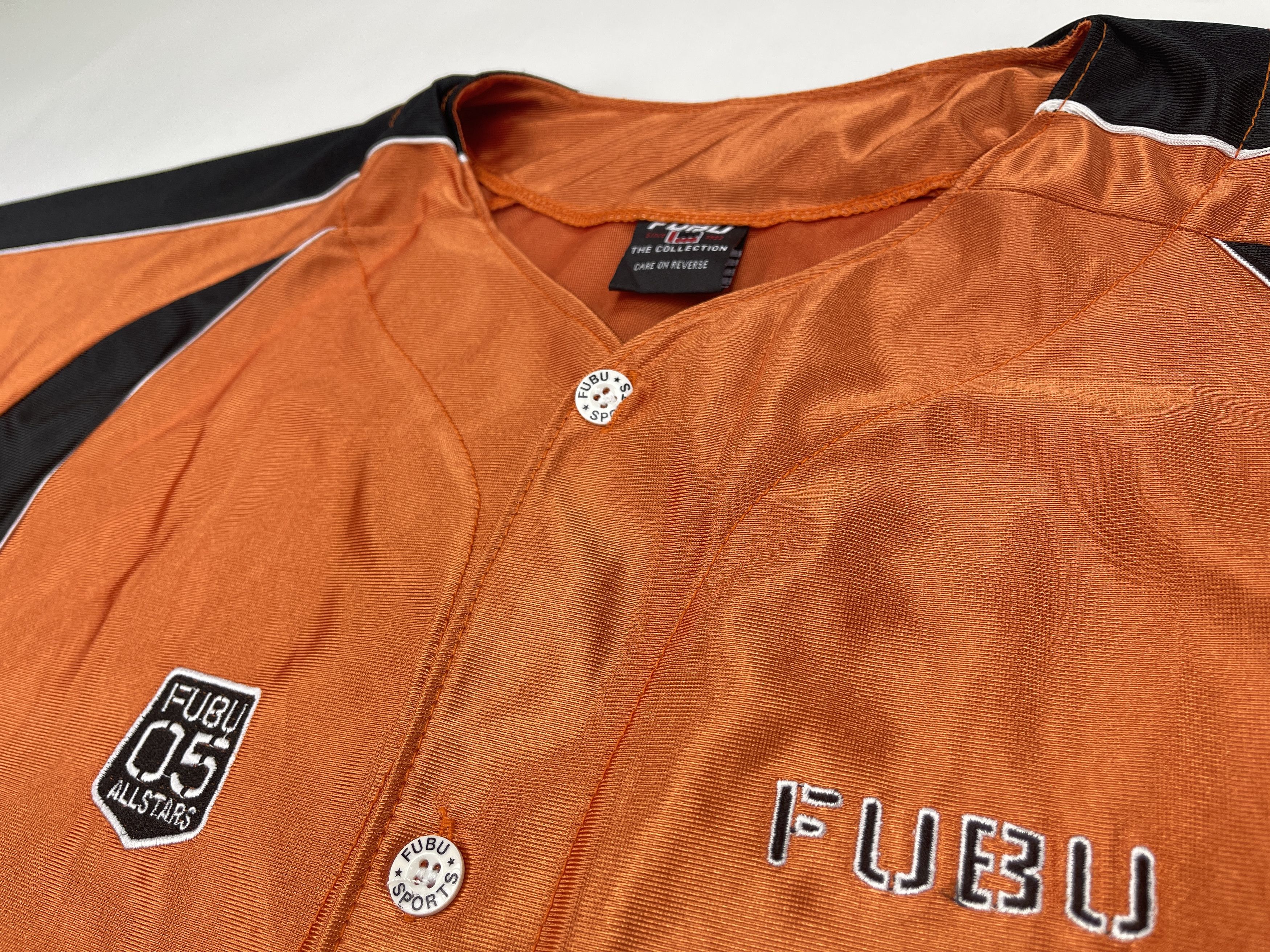 Fubu FUBU jersey, orange, vintage hip hop t-shirt, 90s hip hop L Size US L / EU 52-54 / 3 - 10 Thumbnail