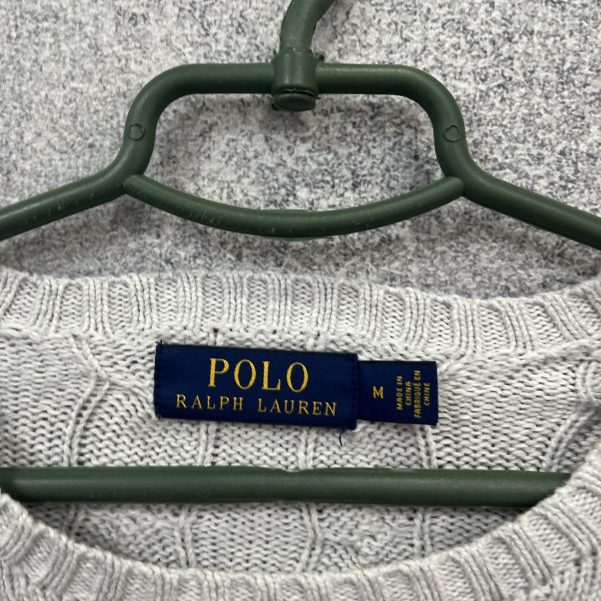 Polo Ralph Lauren Polo Ralph Lauren Knit Sweater Gray Crewneck Vintage 90s Size US M / EU 48-50 / 2 - 10 Thumbnail