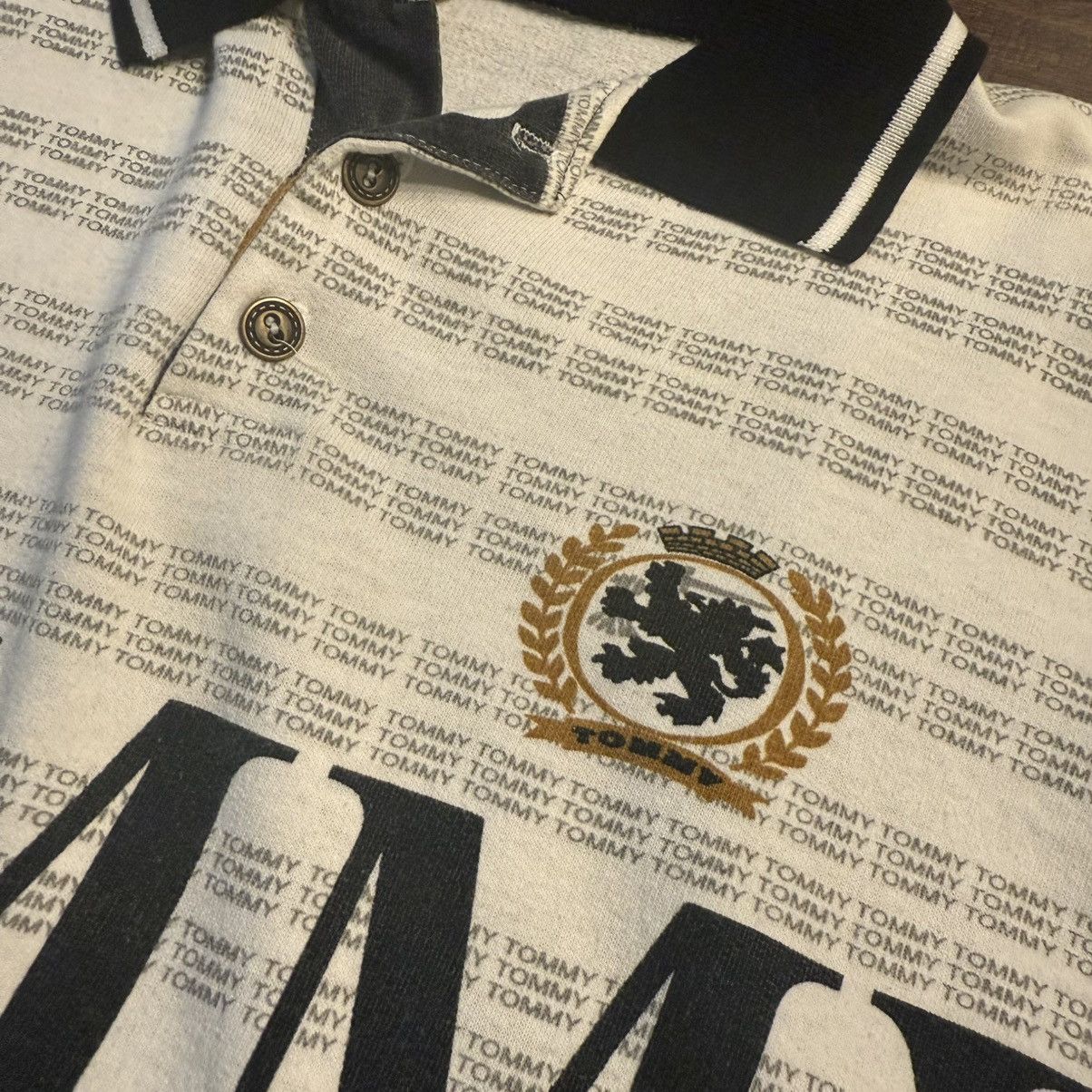 Tommy Hilfiger Tommy Hilfiger Vintage Rugby Long Sleeve Monogram Size US L / EU 52-54 / 3 - 2 Thumbnail