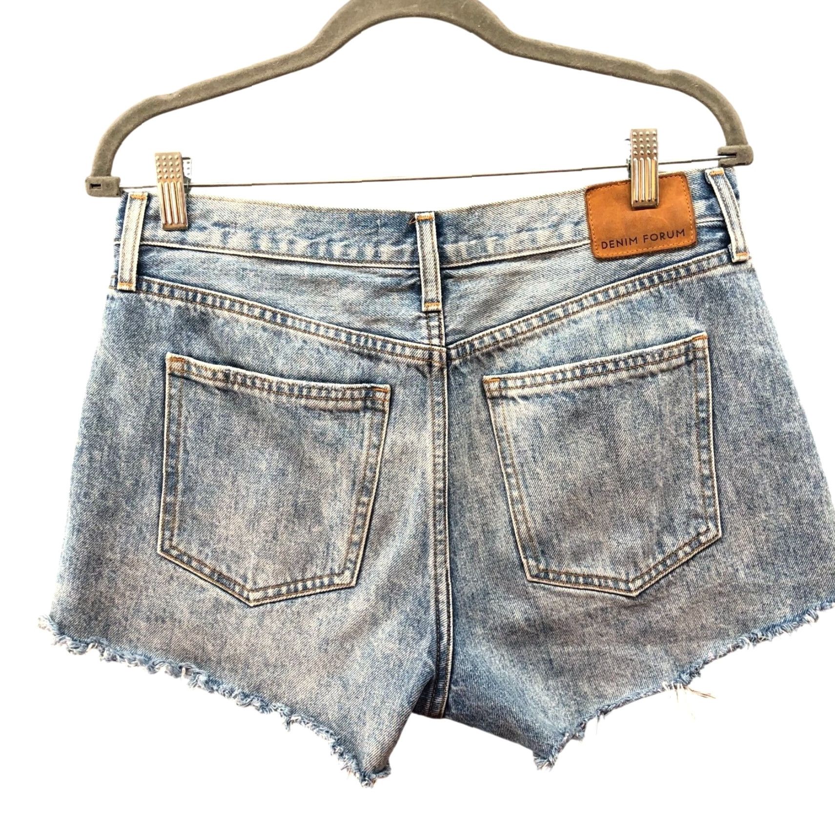 Aritzia VINTAGE Aritzia Denim Forum Ex Boyfriend Hi-Rise Denim Short Womens 27 Blue Cutoff Size 27" / US 4 / IT 40 - 2 Thumbnail