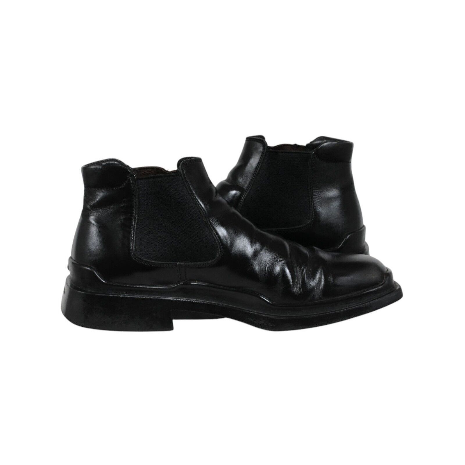 Prada Aw99 Vintage Square Toe Boots - 02494 Size US 8.5 / EU 41-42 - 9 Thumbnail