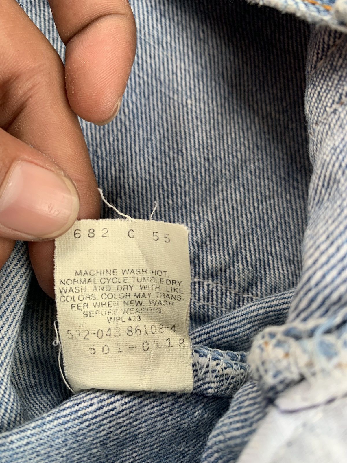 Levi's Vintage Clothing Levi’s 501 Made in USA Vintage Distressed Pants Jeans Size US 32 / EU 48 - 15 Thumbnail