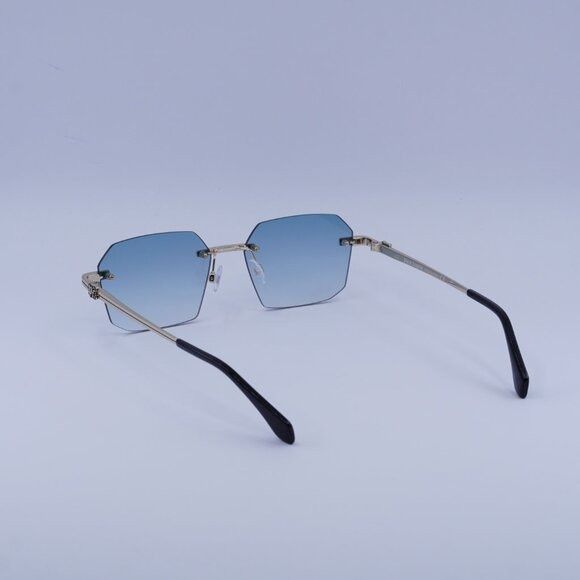 Palm Angels Palm Angels PERI10G QUARTZ 7644 Sunglasses Gold Geometric Size ONE SIZE - 6 Thumbnail