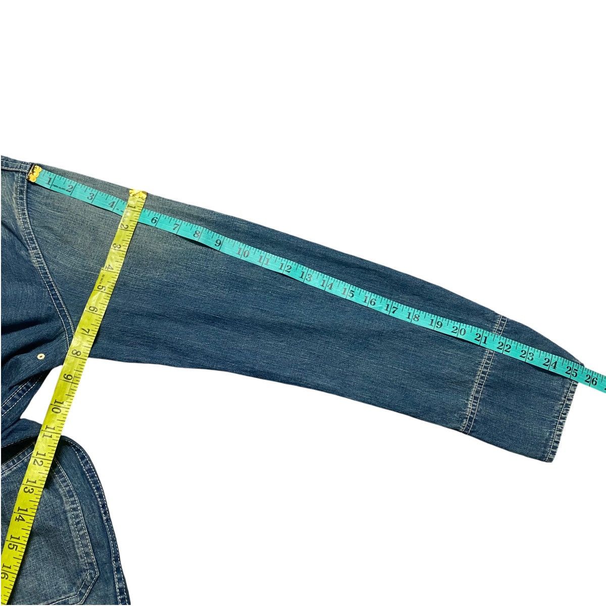 Sophnet. Sophnet US Navy Shawl Collar Denim Jacket Size US M / EU 48-50 / 2 - 16 Thumbnail