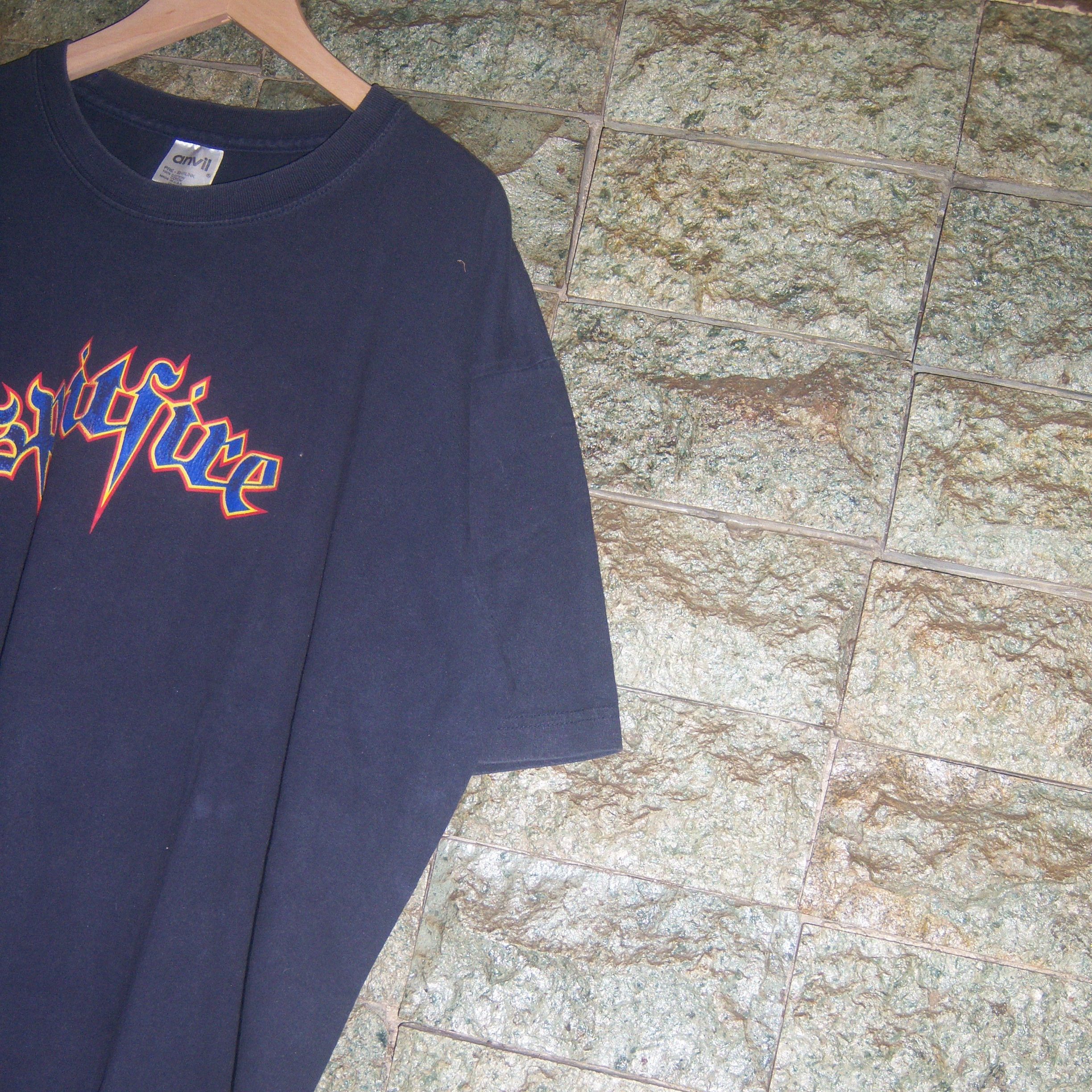 Anvil × Spitfire × Vintage 90s Spitfire T shirt Size US XL / EU 56 / 4 - 4 Thumbnail