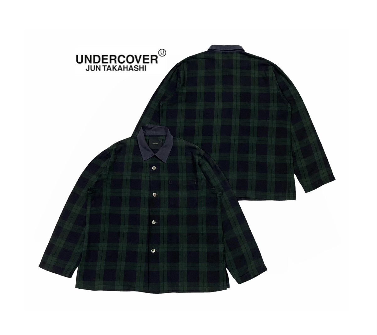 Undercover Checked Long Sleeved Shirt Button Ups