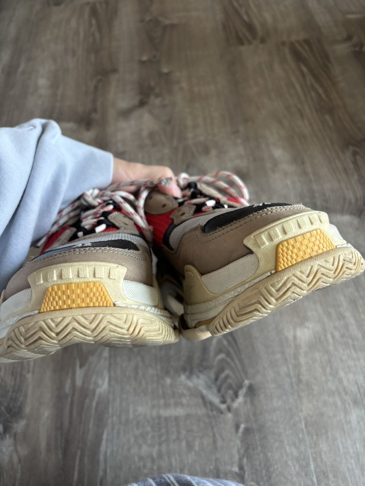 Balenciaga Balenciaga Triple S 'Blue Red' Size US 9 / EU 42 - 6 Thumbnail