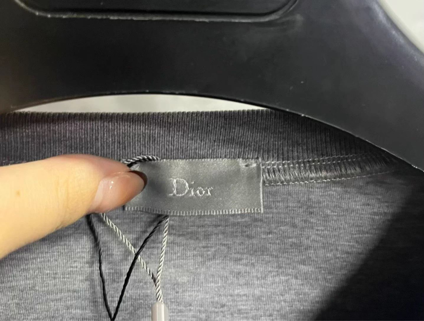 Dior Dior Gray Pattern Print Crewneck L/S L Size US L / EU 52-54 / 3 - 5 Thumbnail