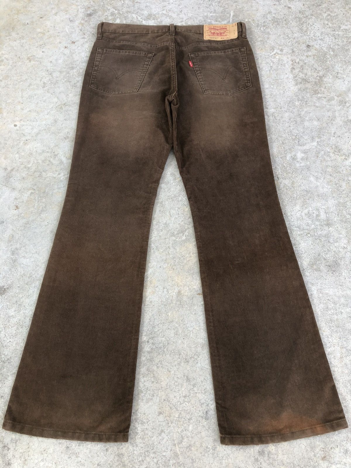 If Six Was Nine Levis 517 Flared Jeans Bootcut Corduroy Jeans Size US 33 - 1 Thumbnail