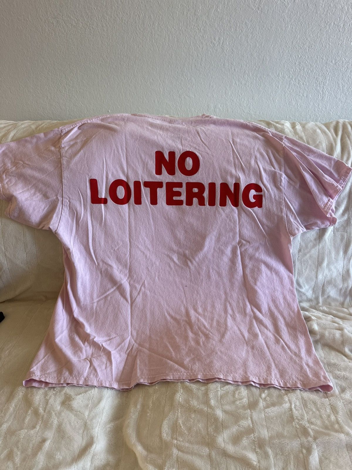 Travis Scott Travis Scott No Loitering Skateboarding Pink Tee size XL Size US XL / EU 56 / 4 - 3 Thumbnail