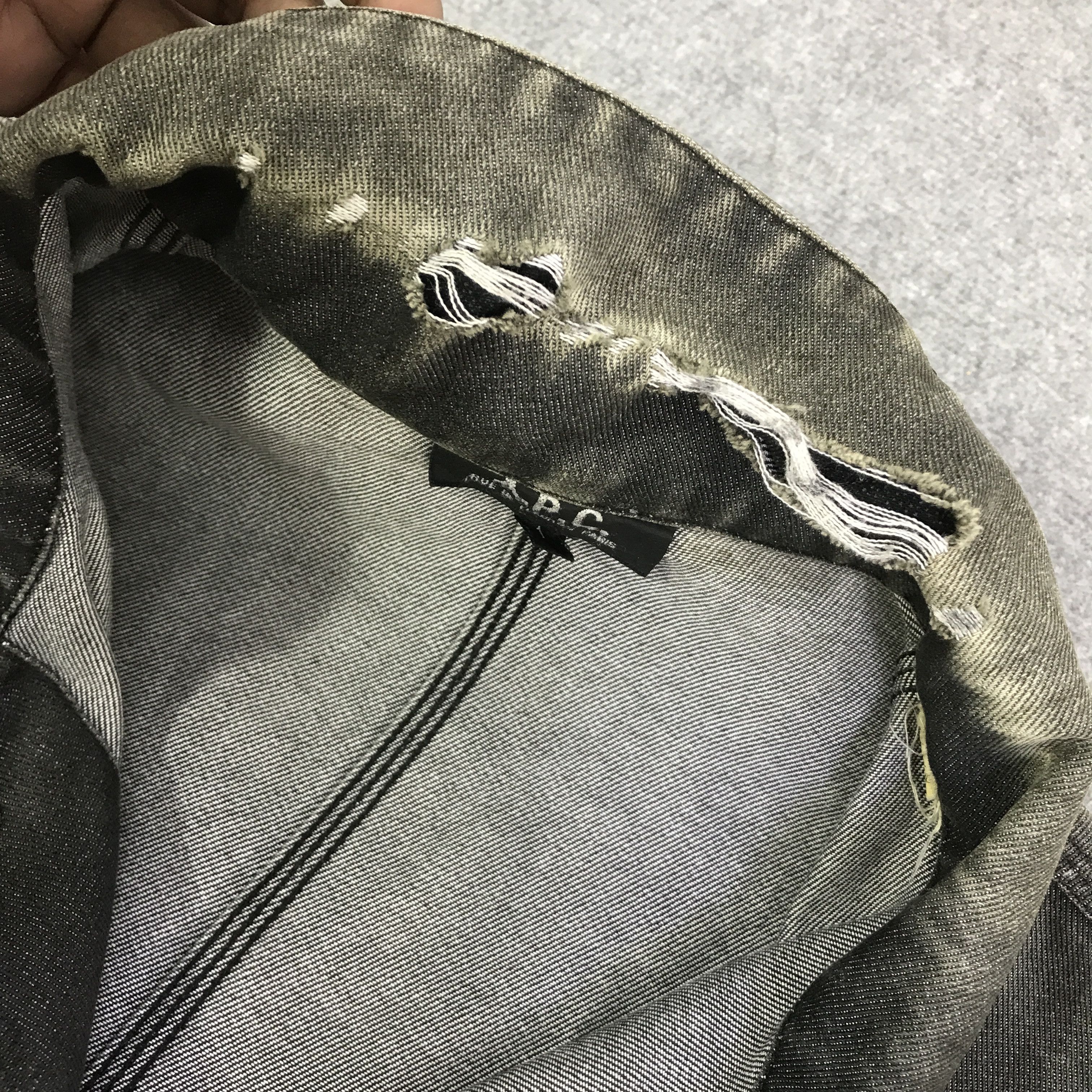 A.P.C. A.P.C Black Faded Denim Button Jacket K115B12 Size US L / EU 52-54 / 3 - 10 Thumbnail