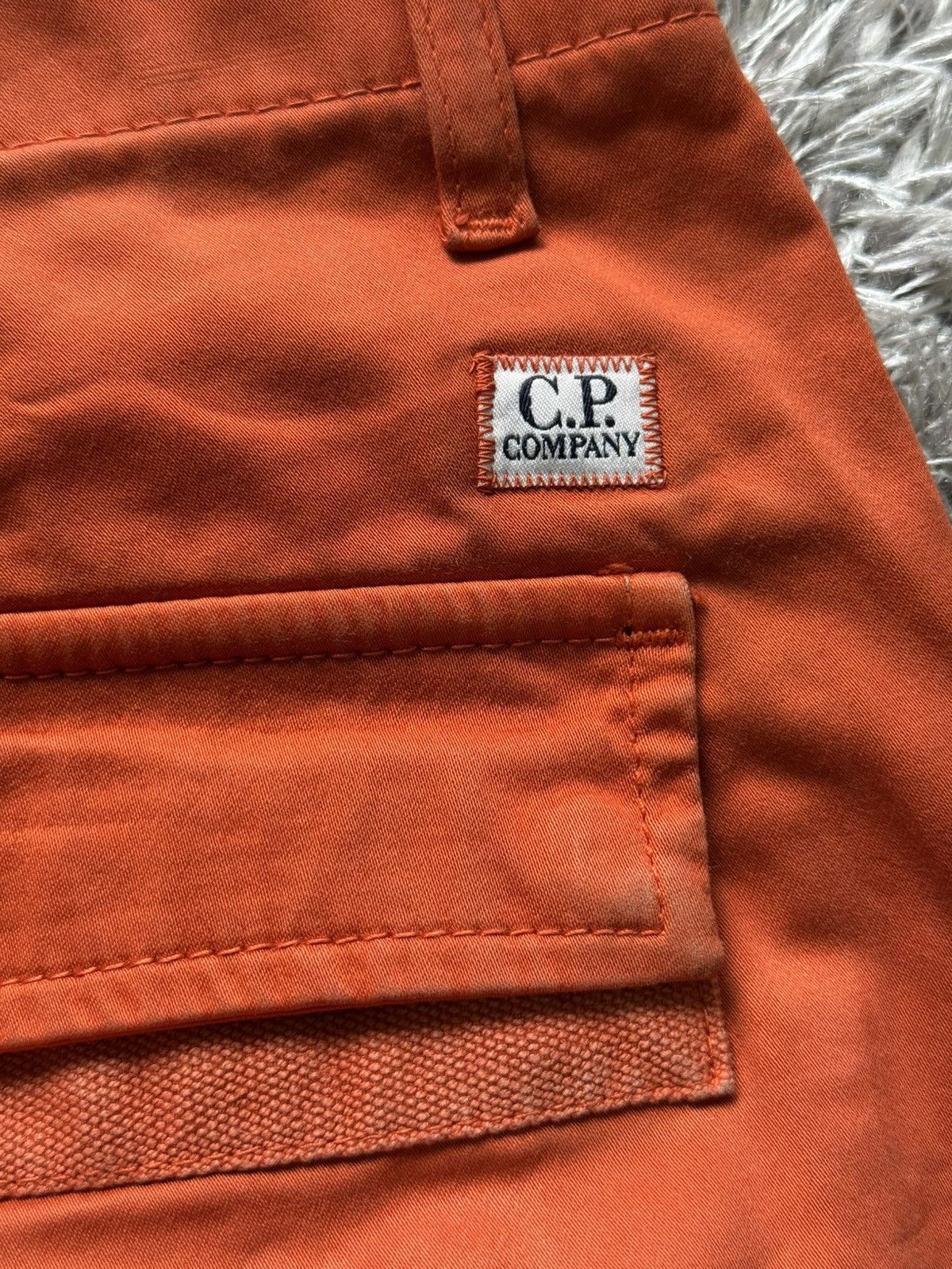 C.P. Company C.P. COMPANY ORANGE GARMENT DYED CARGO PANTS Size US 33 - 11 Thumbnail