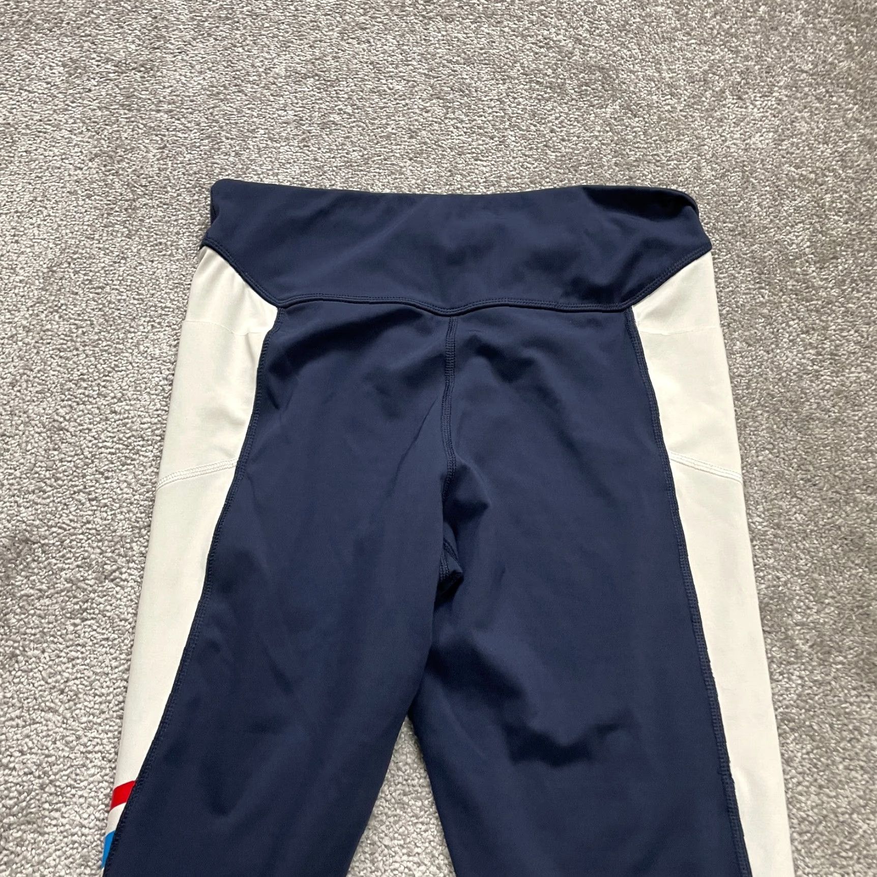 Champion Champion Leggings Womens 28 Blue Cropped High Rise Active Gym Athletic Run 28x21 C9 Size 28" / US 6 / IT 42 - 3 Thumbnail
