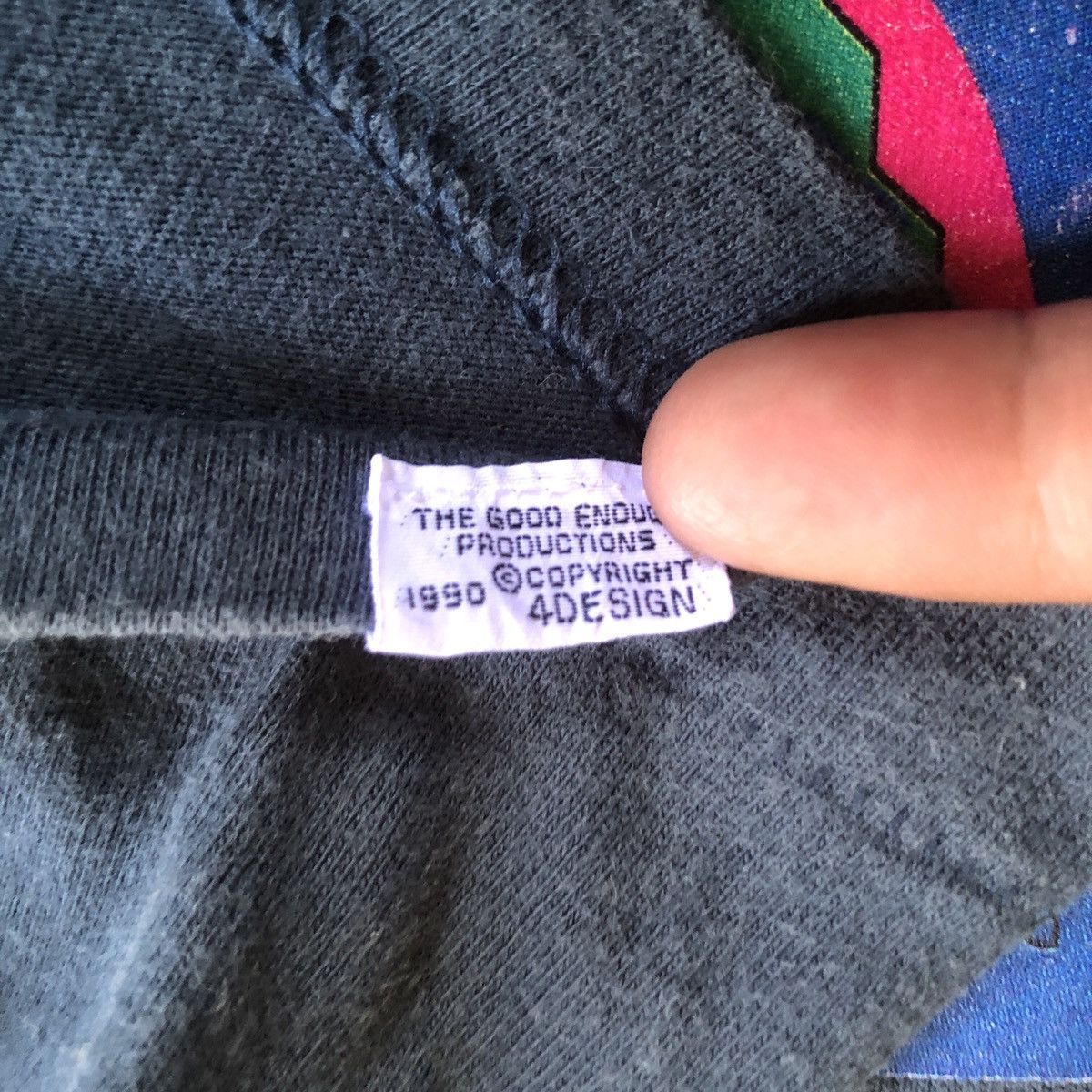 Good Enough × Hiroshi Fujiwara RARE OG Vintage 90 Good Enough Print Tee Size US M / EU 48-50 / 2 - 8 Thumbnail