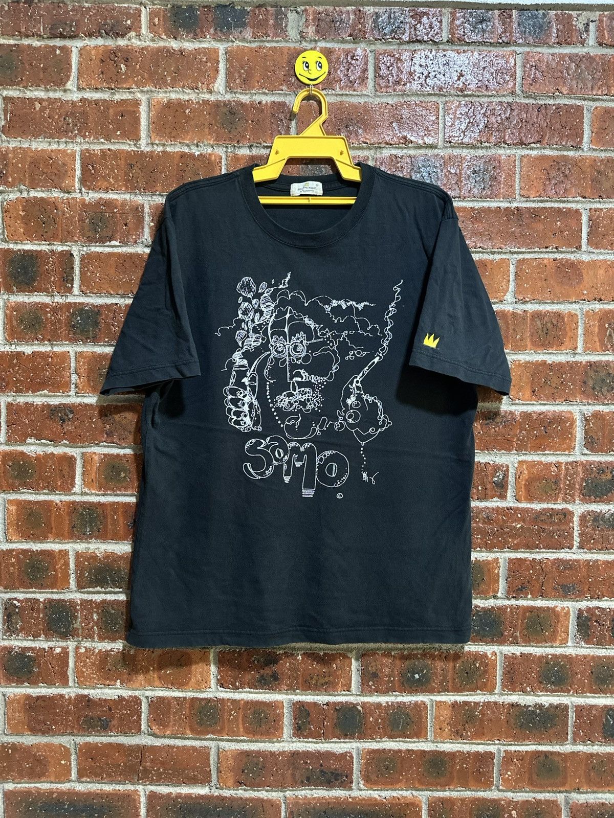 Designer × Jean-Michel Basquiat × Vintage Vintage Jean Michel Basquiat Faded Tee Size US XL / EU 56 / 4 - 1 Thumbnail