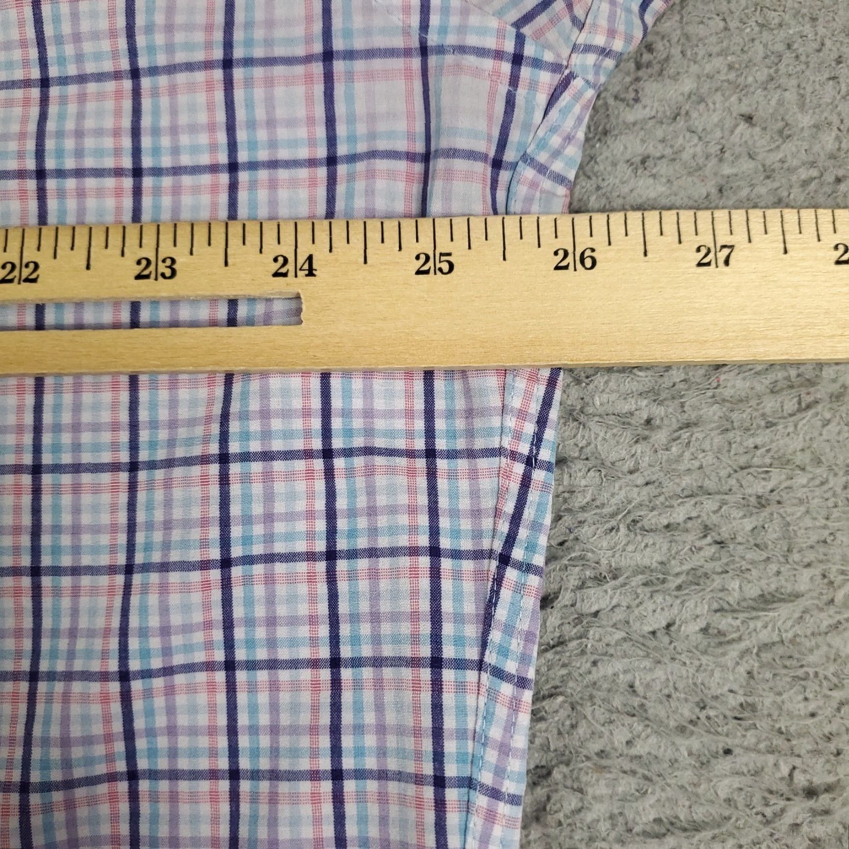 Peter Millar Peter Millar Blue Plaid Button-Up Shirt Men's XL Long Sleeve Regular Fit Size US XL / EU 56 / 4 - 7 Thumbnail