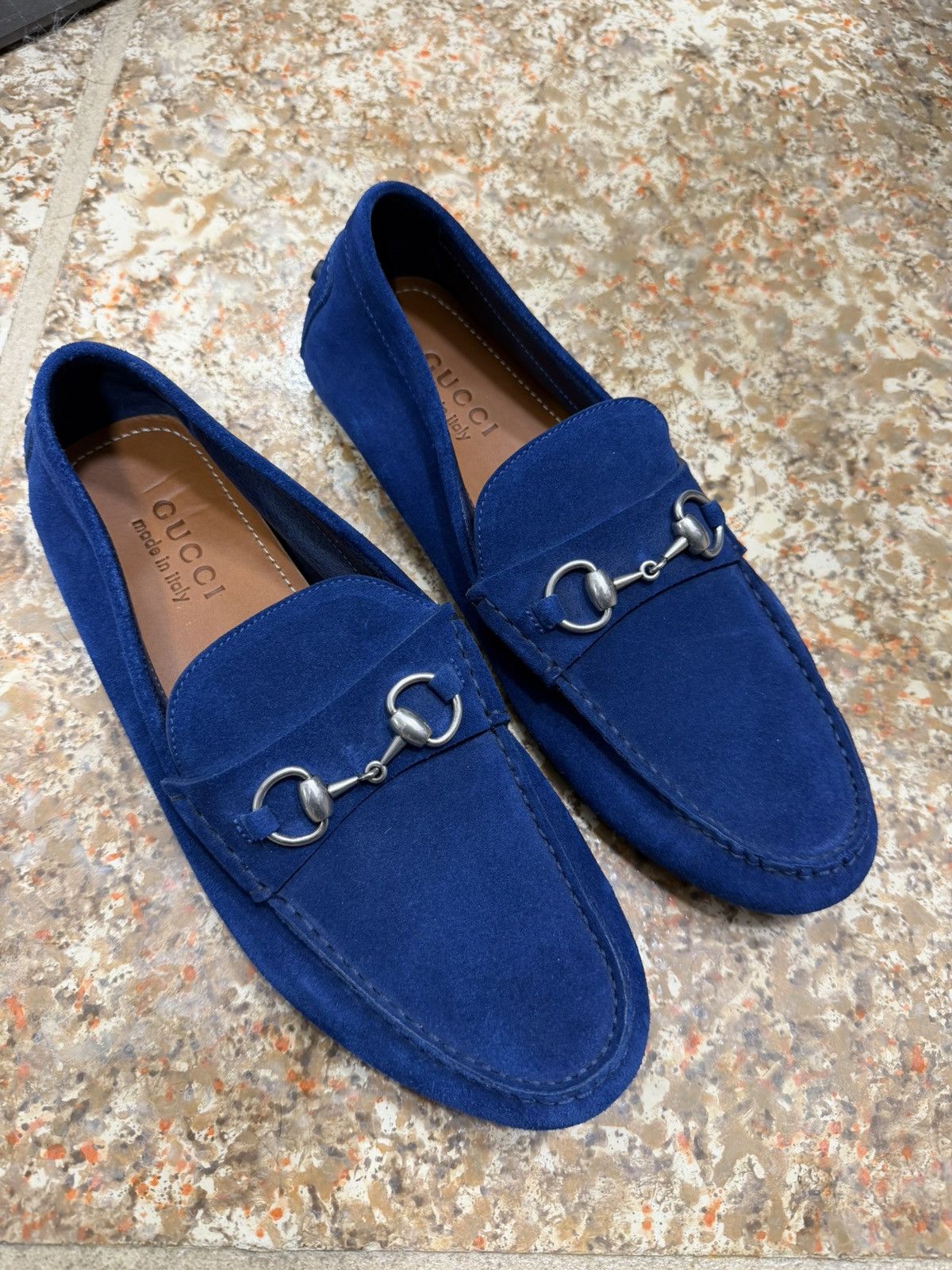 Gucci Gucci blue loafers Size US 8.5 / EU 41-42 - 1 Thumbnail