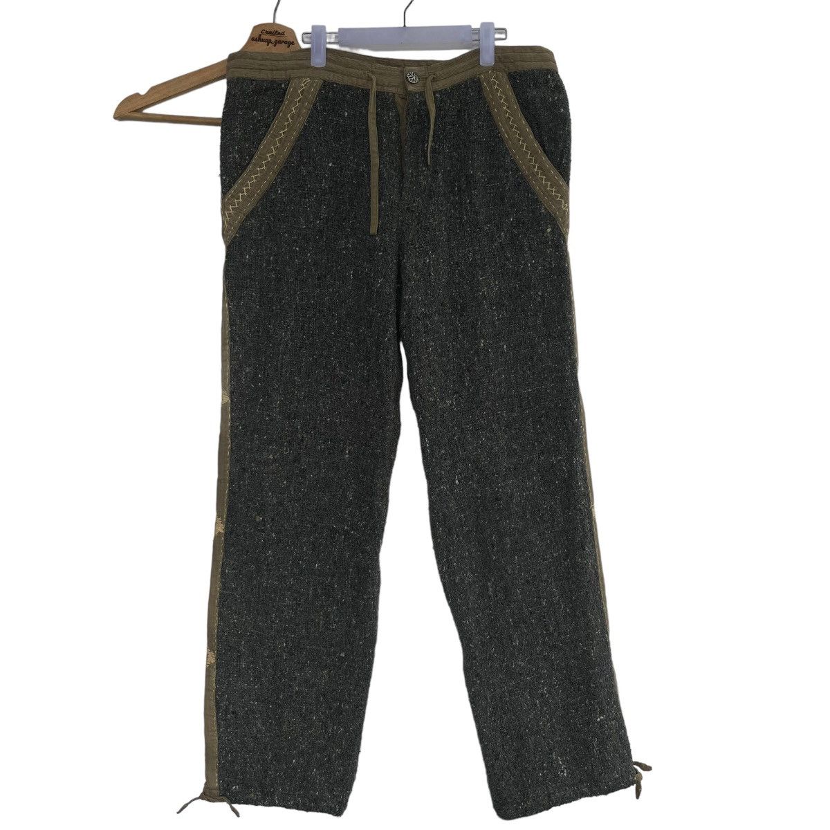 Native × Vintage Rare Kamlesh Native Knitted Statement Pant Size US 36 / EU 52 - 2 Thumbnail