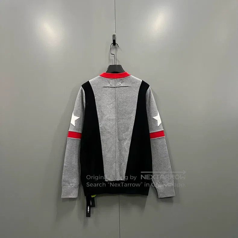 Givenchy Givenchy Color Blocked Star Embroidered Knit Hoodie Size US L / EU 52-54 / 3 - 2 Thumbnail
