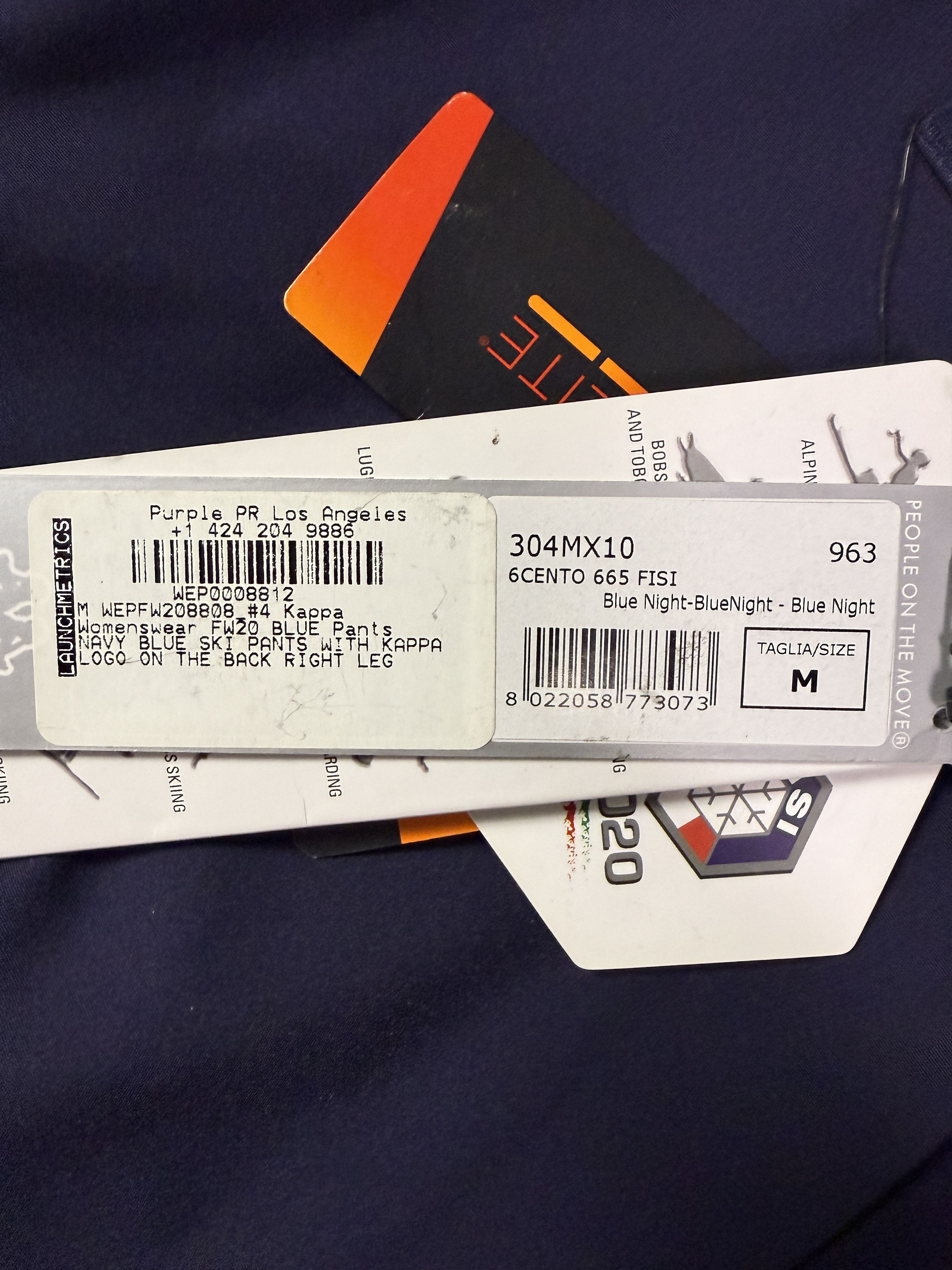 Kappa Kappa FW20 Navy Ski Pants Size US 30 / EU 46 - 10 Thumbnail