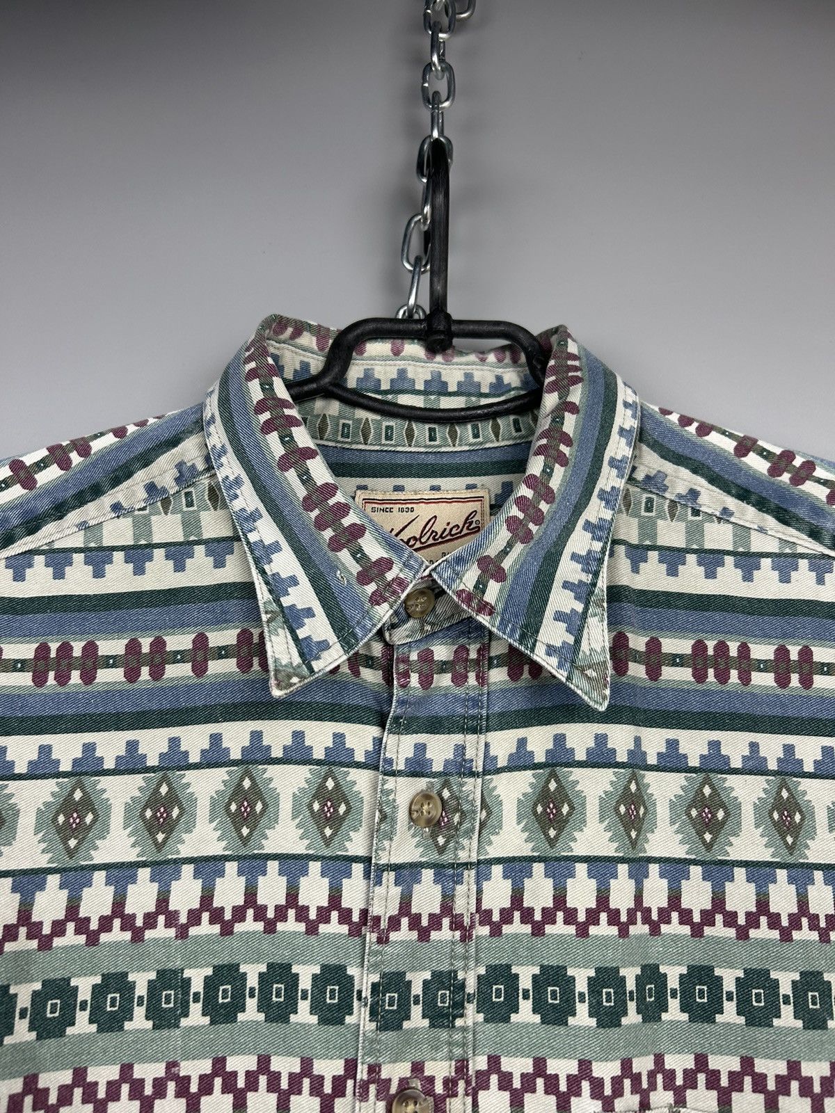 Vintage × Woolrich Woolen Mills Vintage Woolrich Made In Usa Button Ups Shirts Size US XL / EU 56 / 4 - 4 Thumbnail