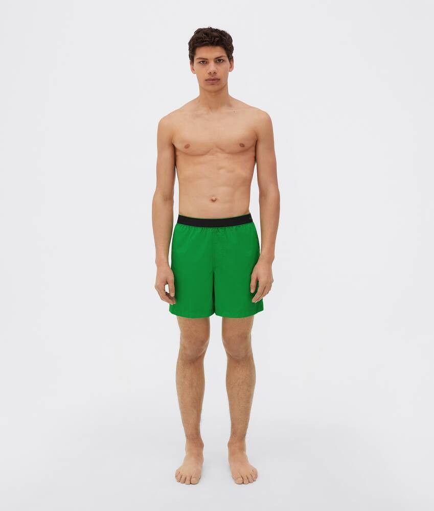 Bottega Veneta o1bcso1str0225 Swim Shorts in Green/Black Size US 28 / EU 44 - 1 Thumbnail