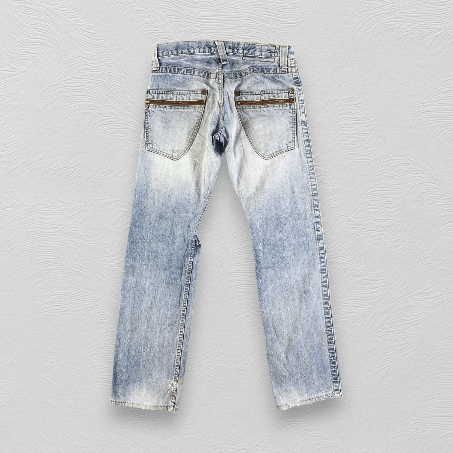 Japanese Brand Blue Way Jeans Distressed Denim KJ2025 Size US 28 / EU 44 - 2 Thumbnail