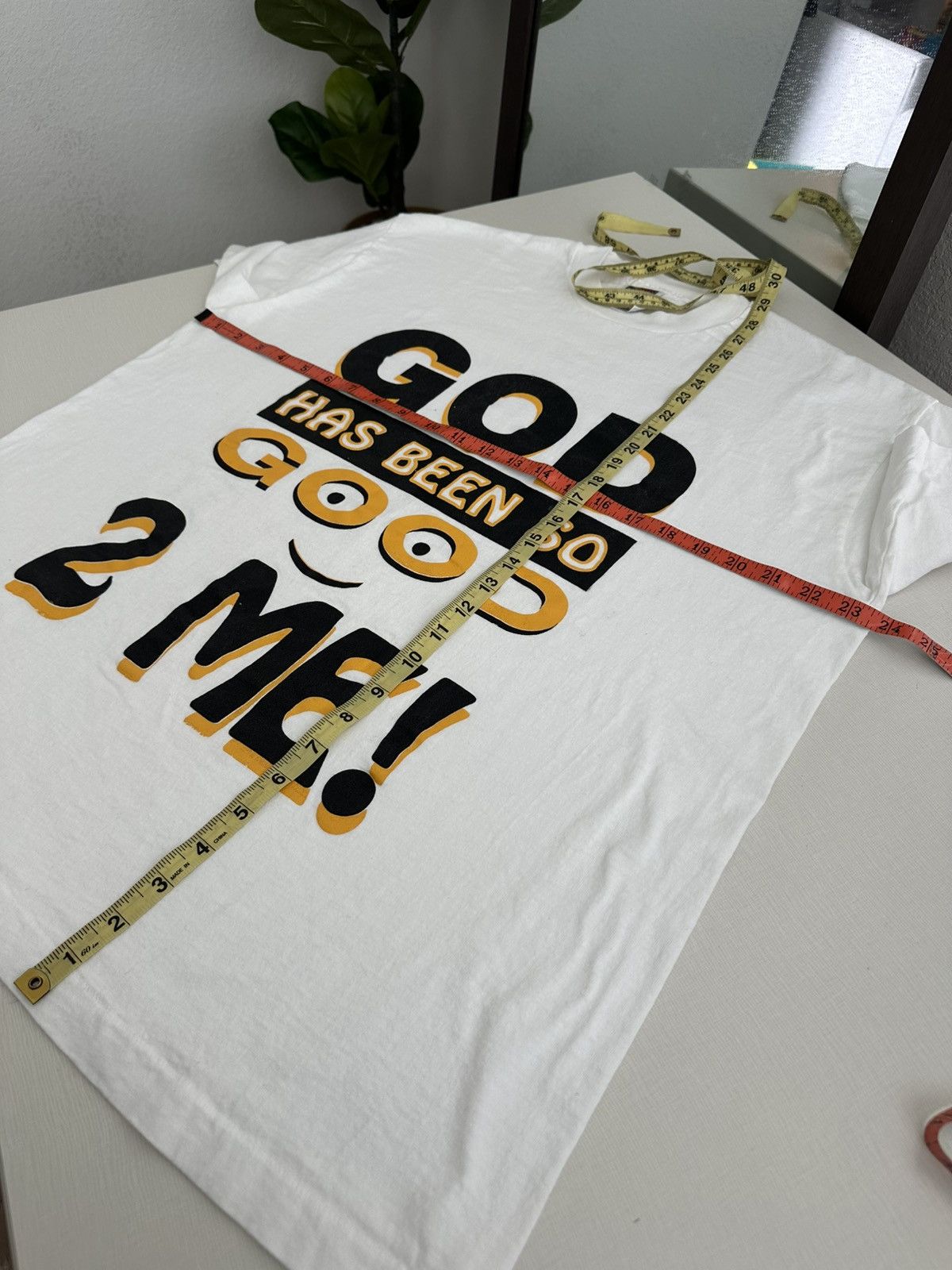Fruit Of The Loom × Vintage Vintage 90s Lord Jesus God Has Been Good 2 Me Single Stitch Size US XL / EU 56 / 4 - 9 Thumbnail