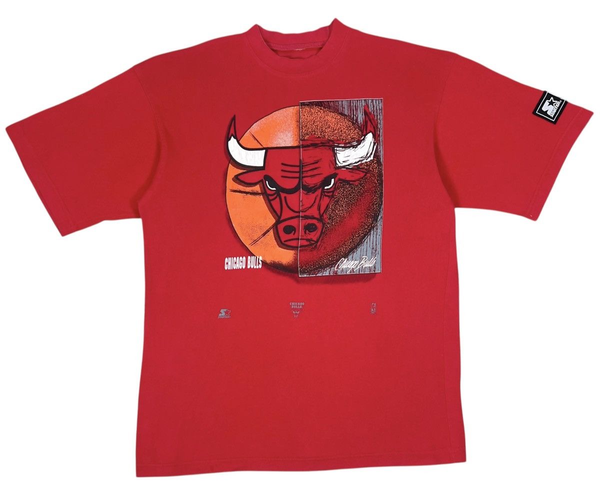 Starter Vintage Chicago Bulls x Starter Tee Size US XL / EU 56 / 4 - 1 Thumbnail