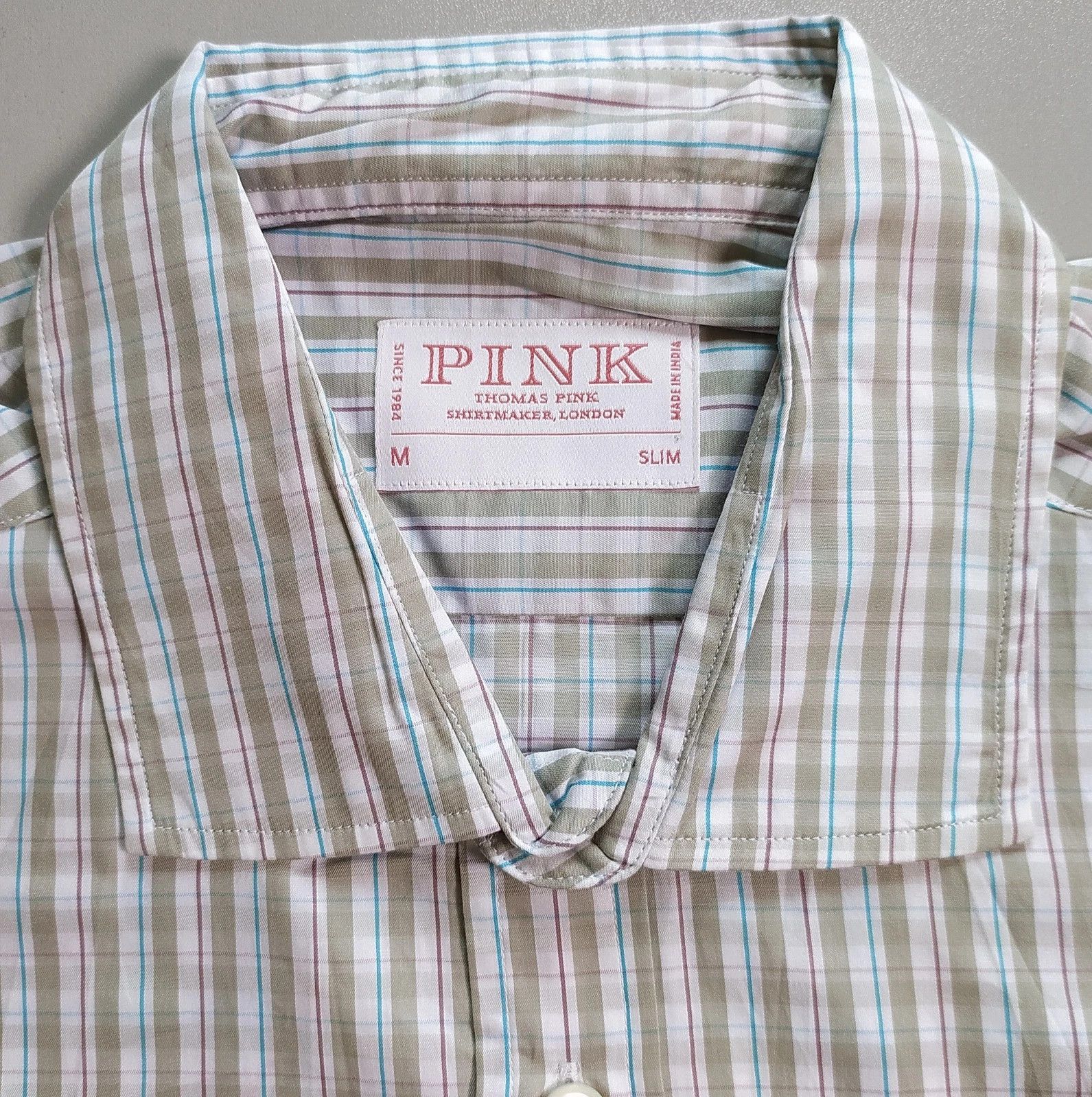 Thomas Pink Thomas Pink Slim Fit Formal Check Shirt T 0046 Size US M / EU 48-50 / 2 - 3 Thumbnail