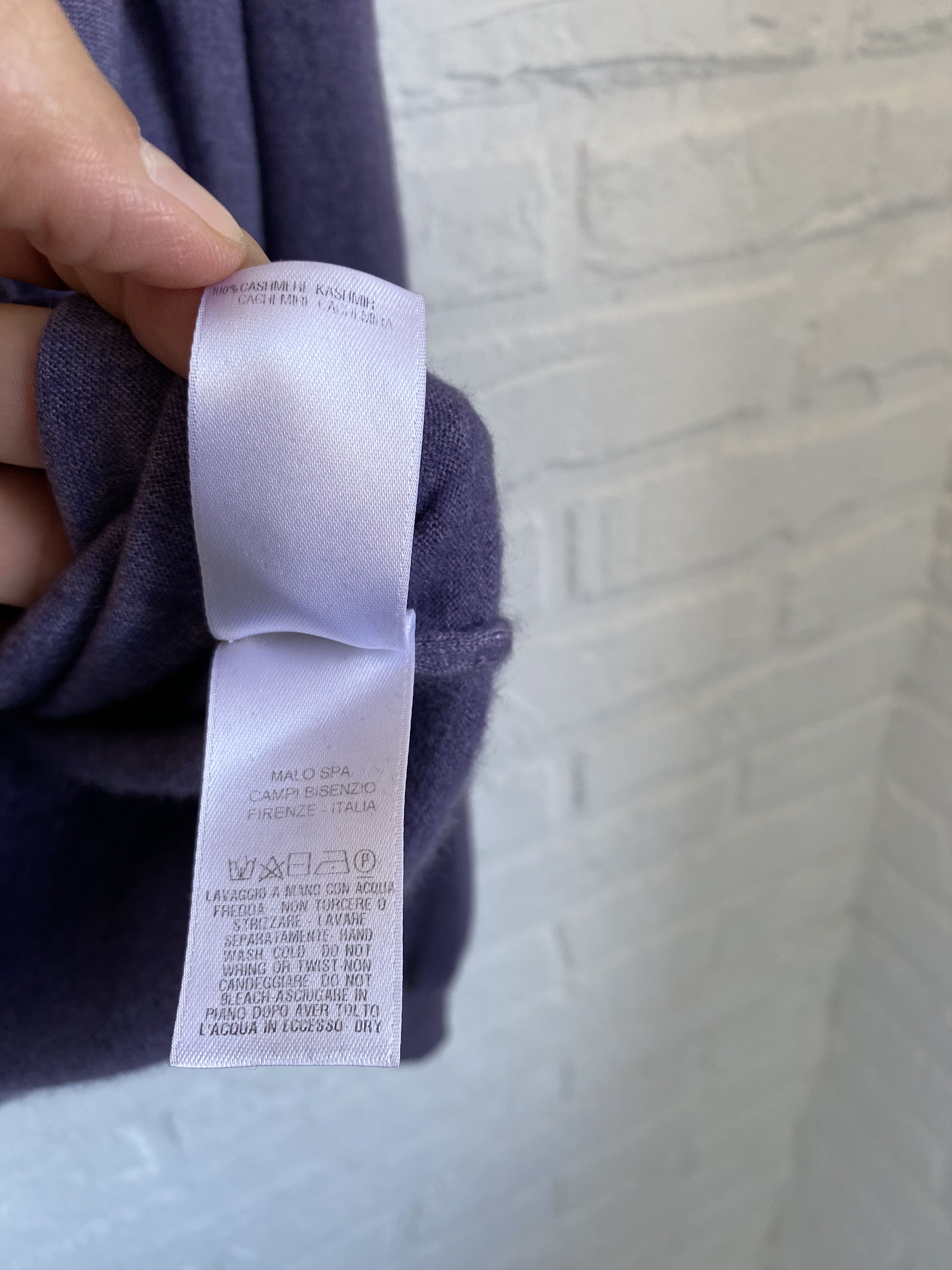 Malo Malo cashmere violet sweater Size US XL / EU 56 / 4 - 4 Thumbnail