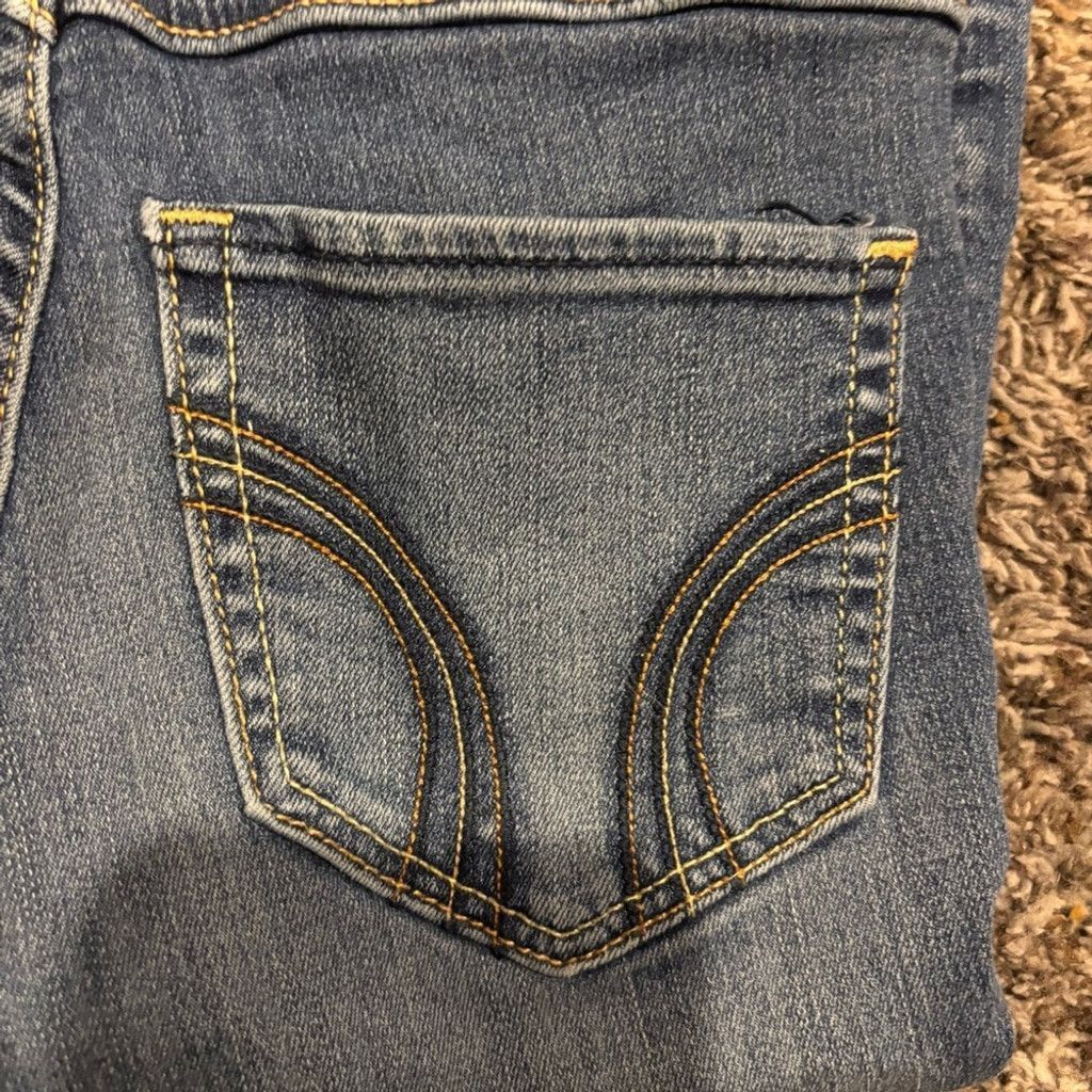 Hollister Hollister Classic Blue Denim Skinny Jeans Size 25" / US 0 / IT 36 - 2 Thumbnail