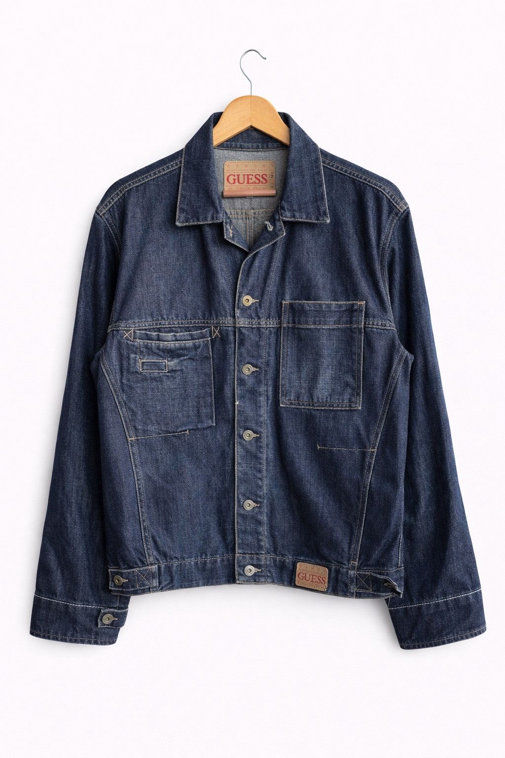 Guess Vintage GUESS Denim Jacket Made in USA Blue Jean Jacket Size US M / EU 48-50 / 2 - 1 Thumbnail