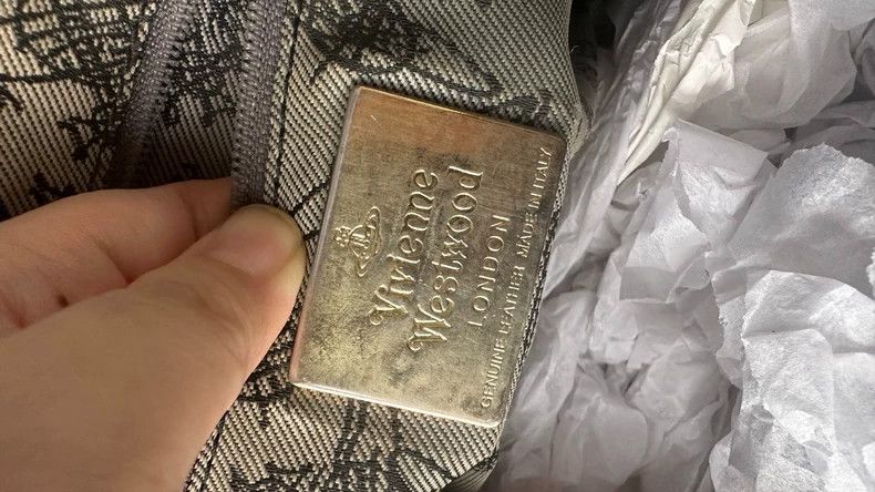 Vivienne Westwood Vivienne Westwood size os Trapezoid Bag Big Logo Mint Green Size ONE SIZE - 3 Thumbnail