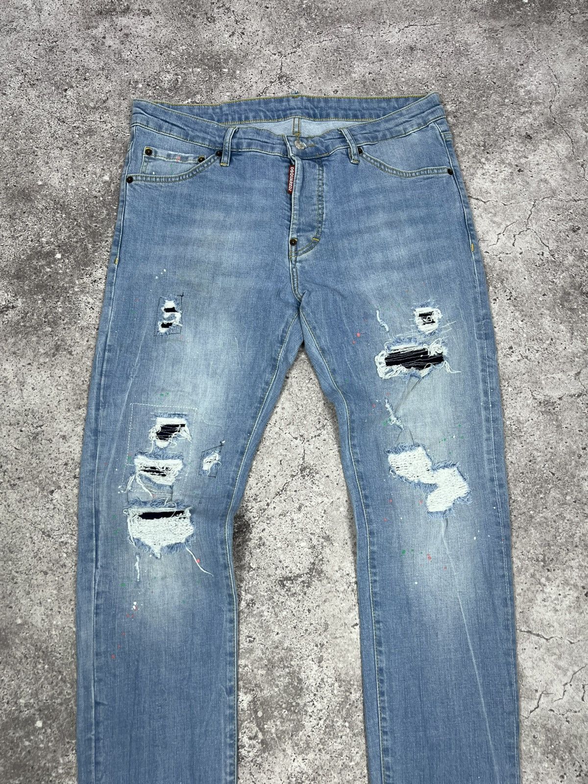 Dsquared2 Dsquared2 Slim Jeans Denim Blue Men's Size US 32 / EU 48 - 2 Thumbnail