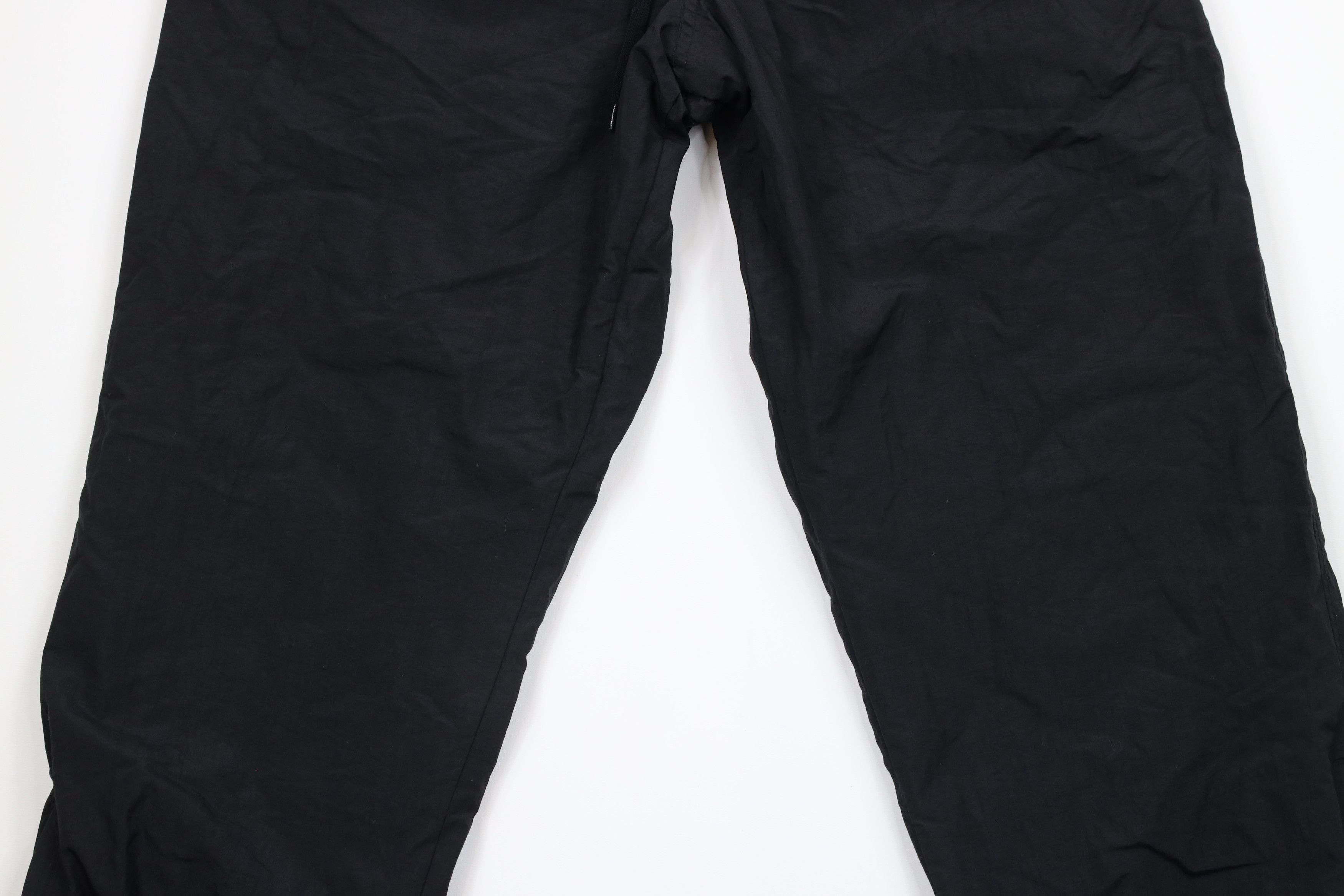 Vintage Vintage 90s Streetwear Lined Cuffed Joggers Pants Black Size US 36 / EU 52 - 3 Thumbnail