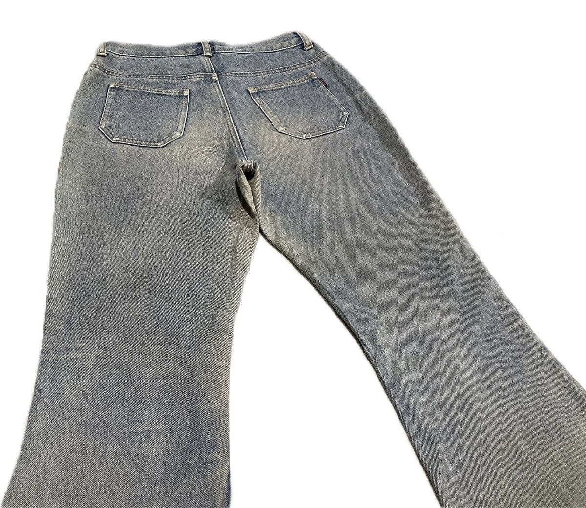 Hysteric Glamour × If Six Was Nine × Japanese Brand 🔥Sick Y2K Jouer Aux Echecs Mud Wash Flared Denim Size US 28 / EU 44 - 6 Thumbnail