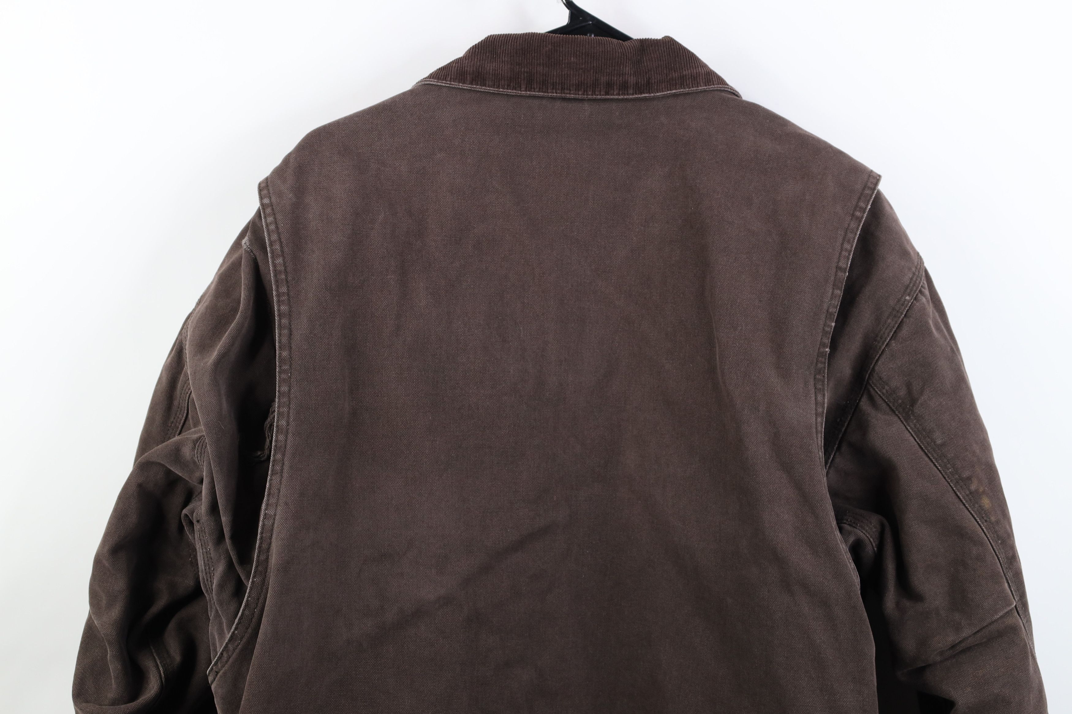 Vintage Vintage Y2K Streetwear Lined Canvas Detroit Jacket Brown Size US L / EU 52-54 / 3 - 13 Thumbnail