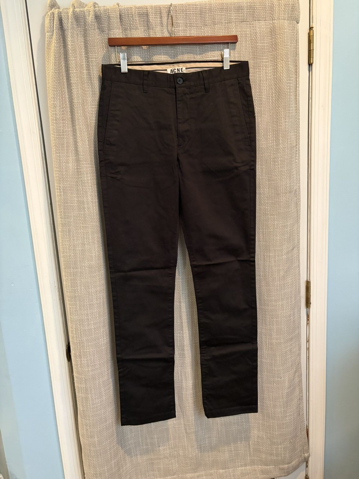 パンツ Acne Studio Satin Contrast Trousers Acne Studios ACNE satin contrast trousers | Grailed
