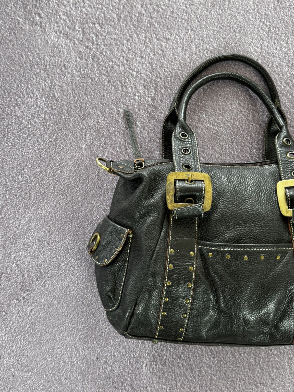 Hysteric Glamour Vintage Grunge Vibe Leather Studded Punk Y2K Bag Size ONE SIZE - 2 Thumbnail