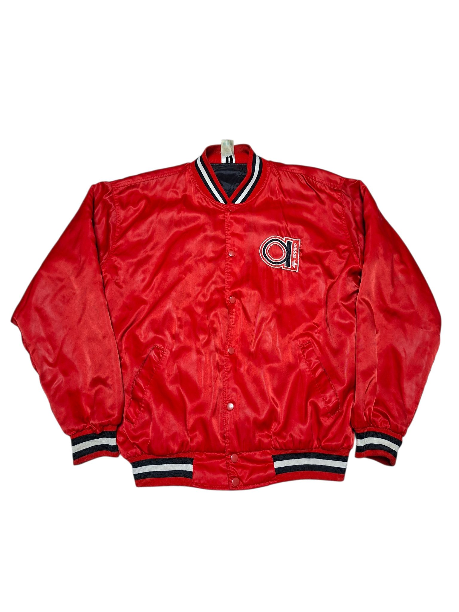 ADIDAS VINTAGE 90S NYLON MADE IN TAIWAN BOMBER JACKET