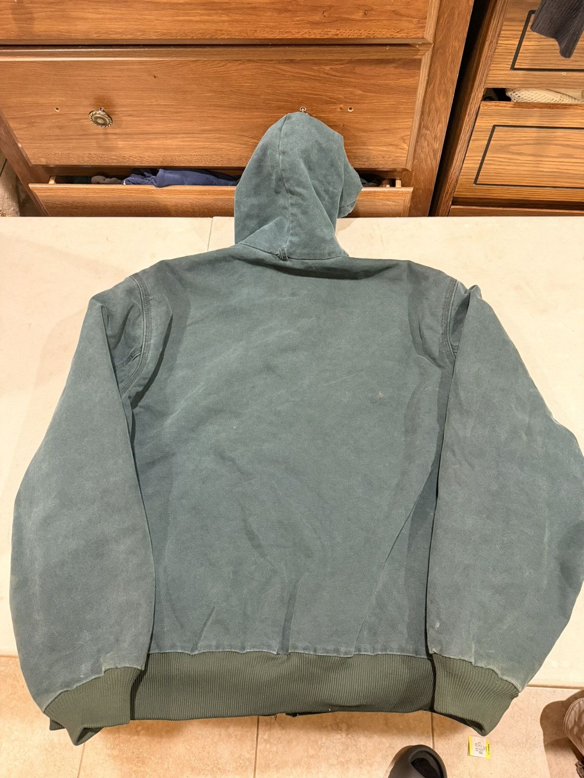 Carhartt Vintage Carhartt Jacket Hooded Green JQ243 Size US XL / EU 56 / 4 - 22 Thumbnail