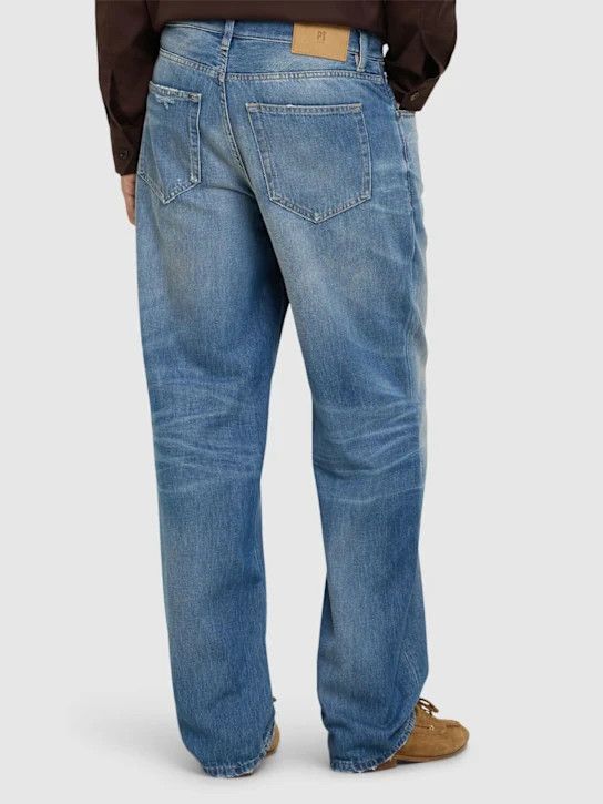 PT Torino o1lsvrm0425 Rap 5 Pocket Denim Jeans in Blue Size US 31 - 4 Thumbnail