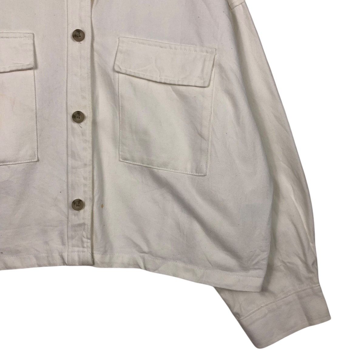 Japanese Brand 📌Vintage Cropped Trucker Biker Jacket Gu Japan Issey Miyake Size US XXL / EU 58 / 5 - 6 Thumbnail