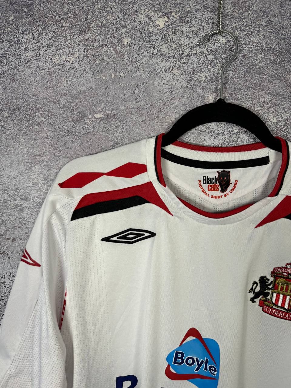 Umbro Sunderland Away Footbal Shirt 2007/08 Umbro Jersey Size US XL / EU 56 / 4 - 6 Thumbnail